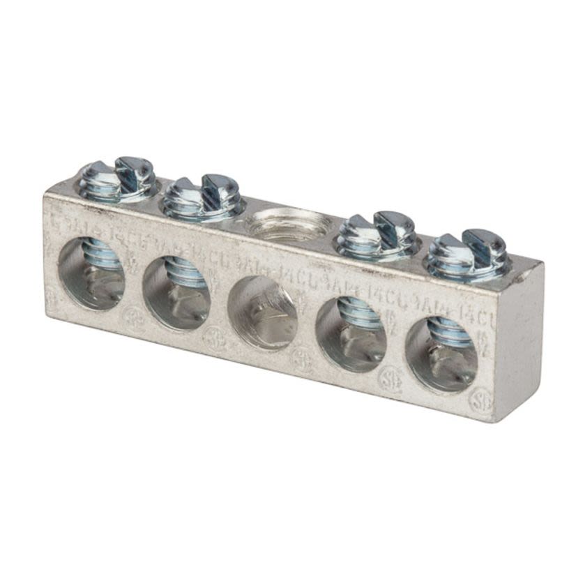 NSi 4-14-53 Neutral Bar, 1.57 in L x 0.31 in W x 0.44 in H